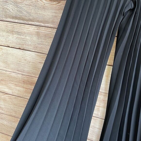 NEW WITH TAGS CACHE ACCORDION PLEATED WIDE LEG EVENING PANTS IN BLACK - Picture 9 of 9